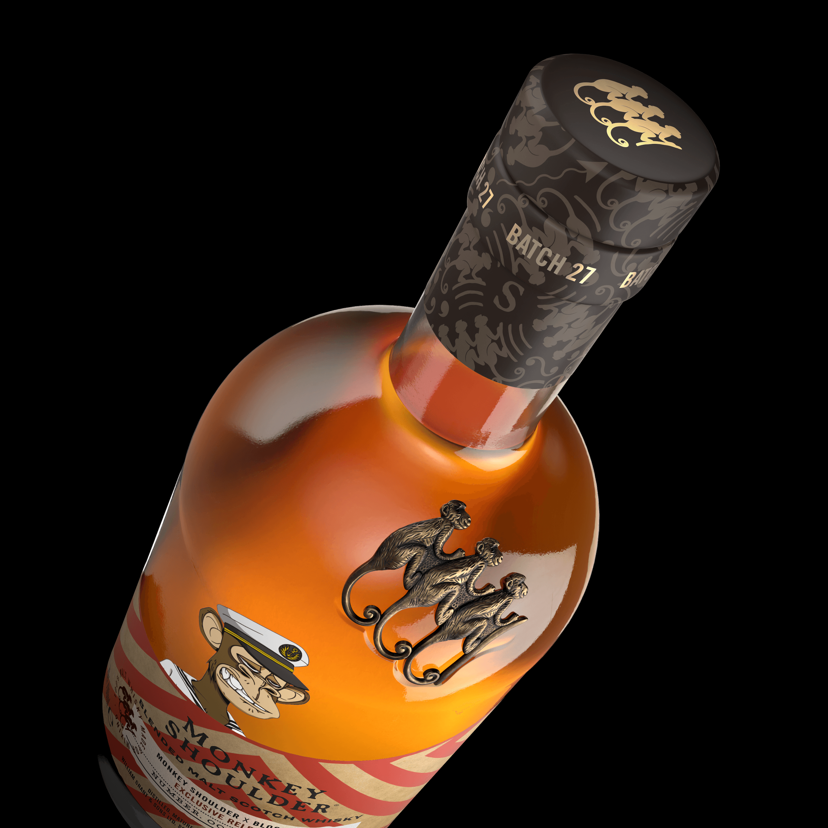 MONKEY SHOULDER & THE SEXTON pa―yan Monkey Shoulder Blended Malt Scotch Whisky 750ml - Yankee